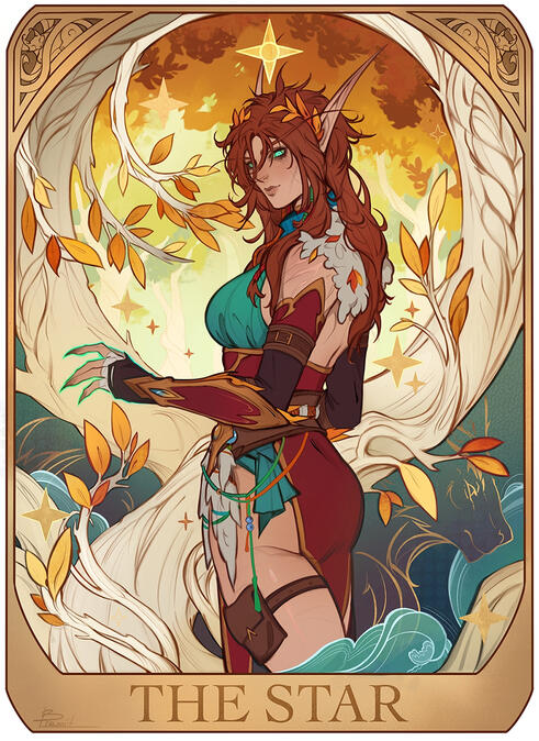 Tarot-style Illustration